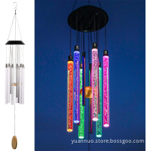 LED Color Changing Solar Wind Chimes for Outside